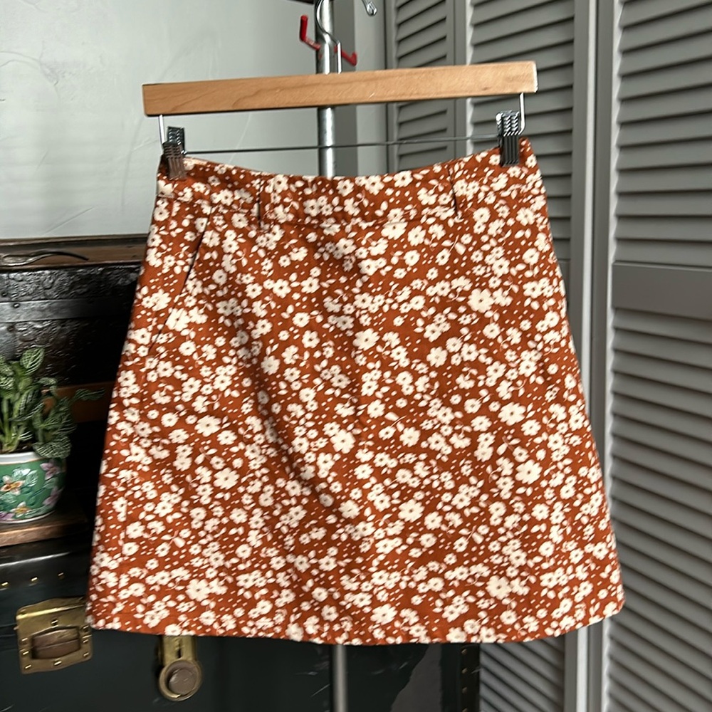 ModCloth Princess Highway Floral Mini Skirt
